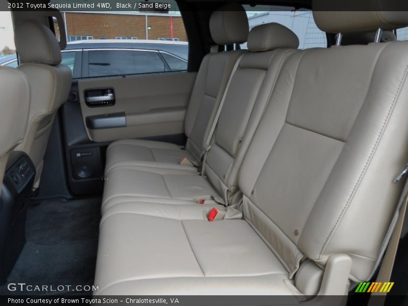 Black / Sand Beige 2012 Toyota Sequoia Limited 4WD