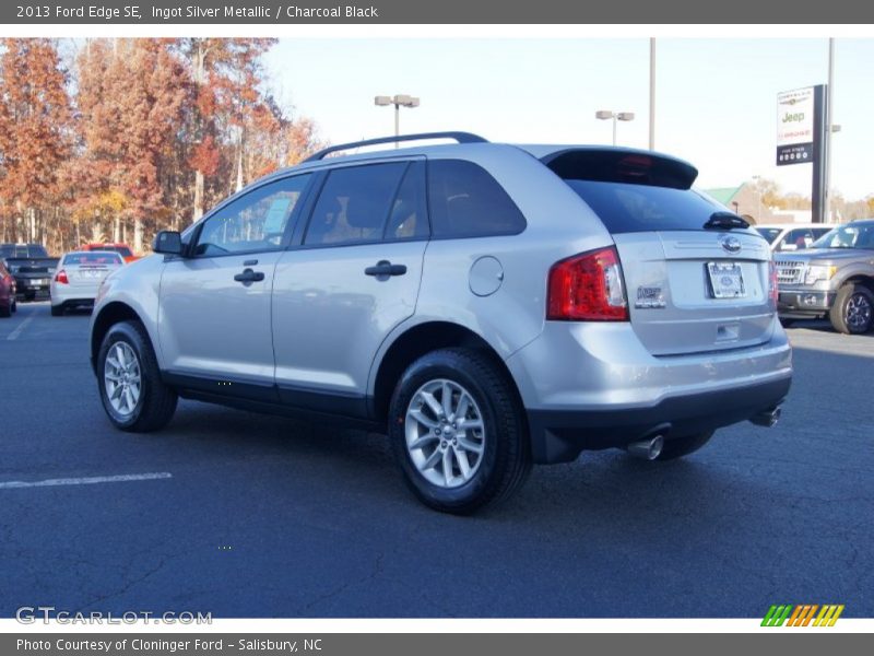 Ingot Silver Metallic / Charcoal Black 2013 Ford Edge SE