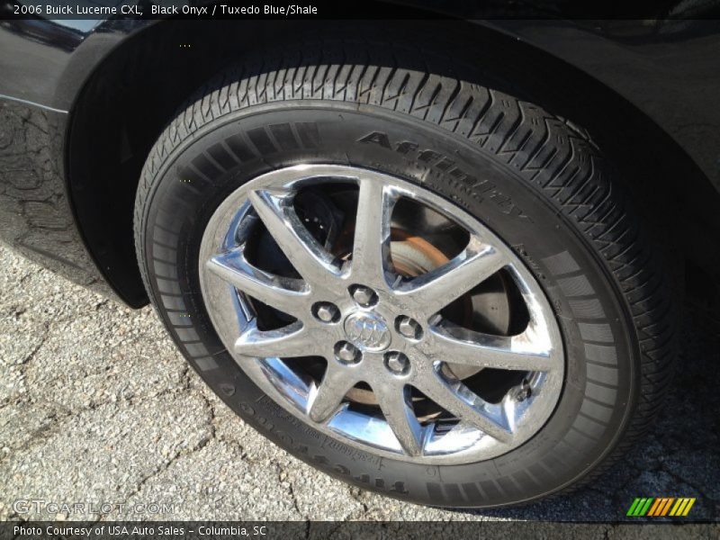 Black Onyx / Tuxedo Blue/Shale 2006 Buick Lucerne CXL