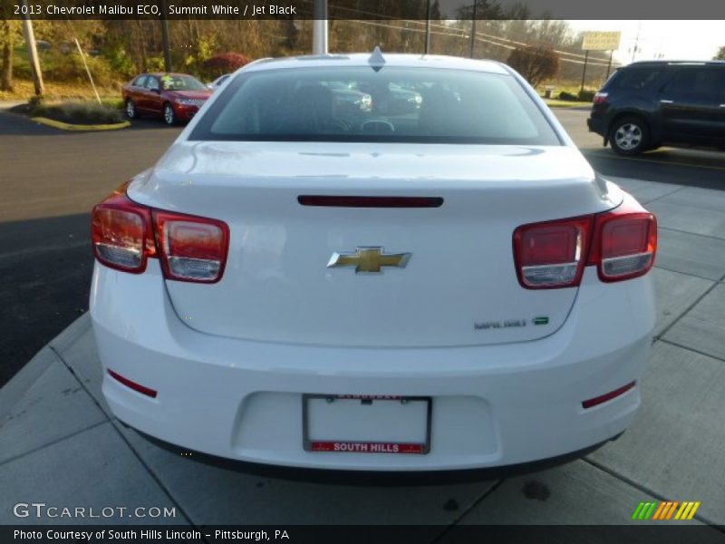 Summit White / Jet Black 2013 Chevrolet Malibu ECO