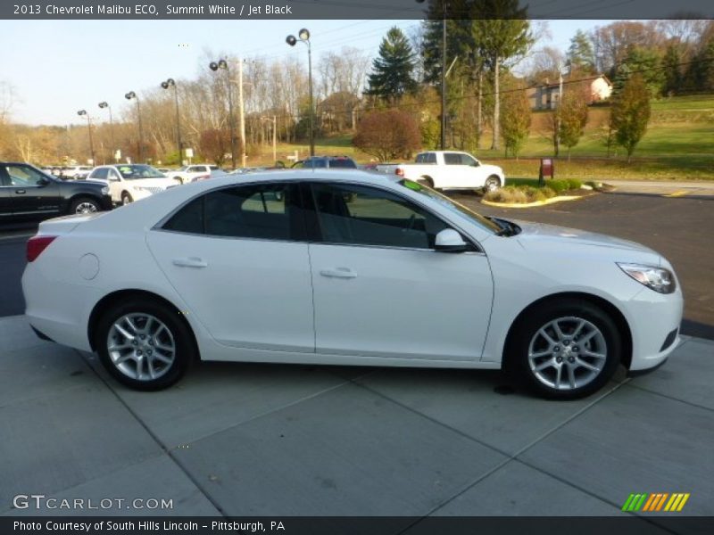 Summit White / Jet Black 2013 Chevrolet Malibu ECO