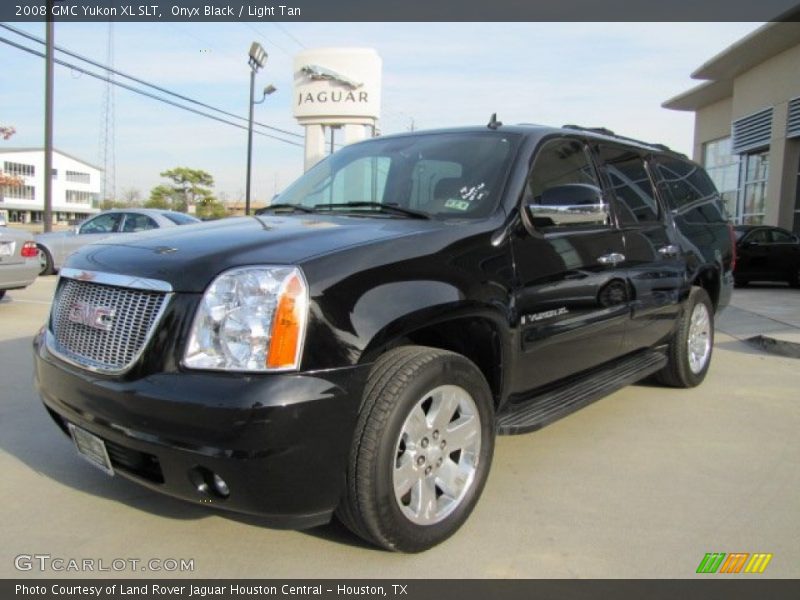Onyx Black / Light Tan 2008 GMC Yukon XL SLT