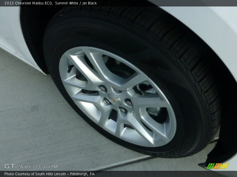 Summit White / Jet Black 2013 Chevrolet Malibu ECO