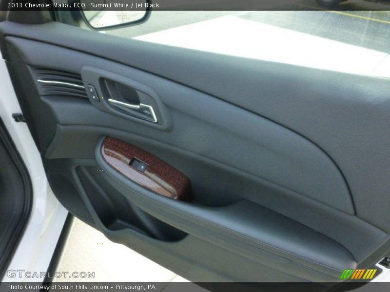 Summit White / Jet Black 2013 Chevrolet Malibu ECO