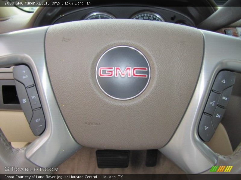 Onyx Black / Light Tan 2008 GMC Yukon XL SLT