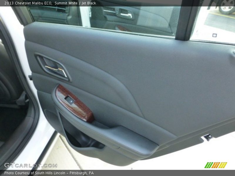 Summit White / Jet Black 2013 Chevrolet Malibu ECO