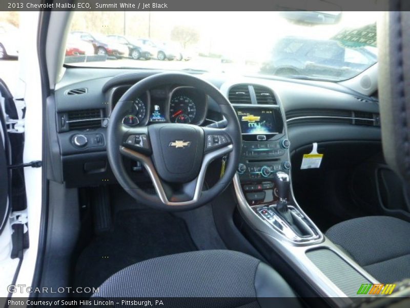 Summit White / Jet Black 2013 Chevrolet Malibu ECO