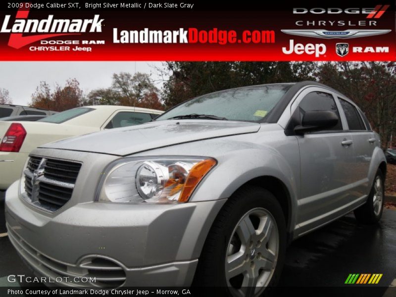 Bright Silver Metallic / Dark Slate Gray 2009 Dodge Caliber SXT