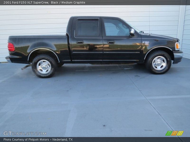 Black / Medium Graphite 2001 Ford F150 XLT SuperCrew