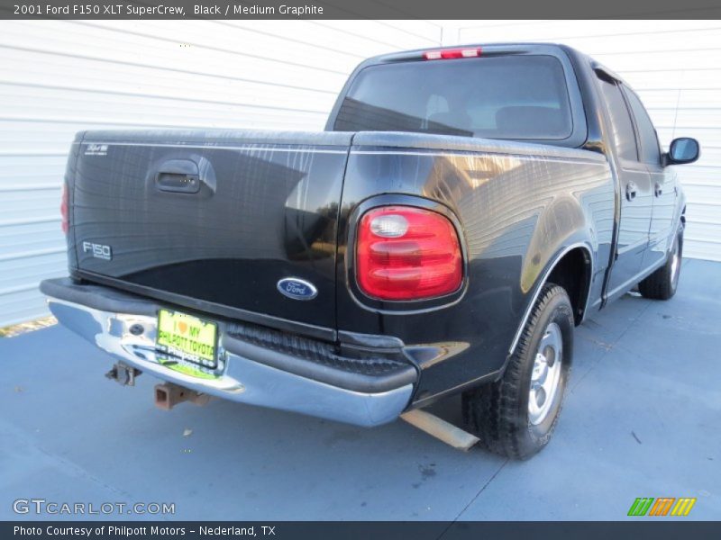 Black / Medium Graphite 2001 Ford F150 XLT SuperCrew