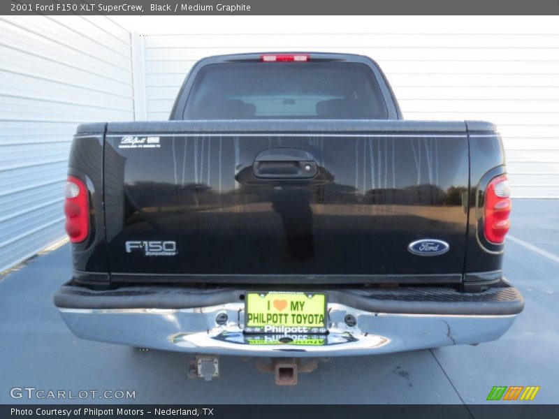 Black / Medium Graphite 2001 Ford F150 XLT SuperCrew