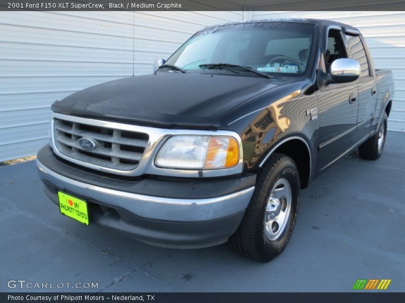 Black / Medium Graphite 2001 Ford F150 XLT SuperCrew