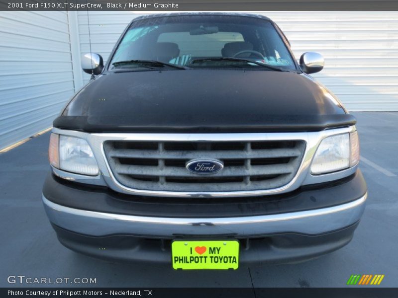 Black / Medium Graphite 2001 Ford F150 XLT SuperCrew