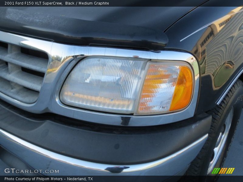 Black / Medium Graphite 2001 Ford F150 XLT SuperCrew