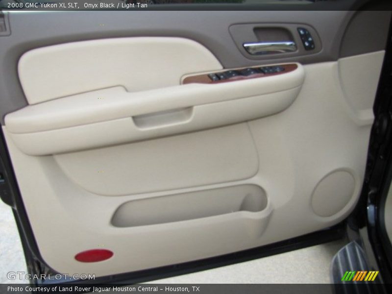Onyx Black / Light Tan 2008 GMC Yukon XL SLT