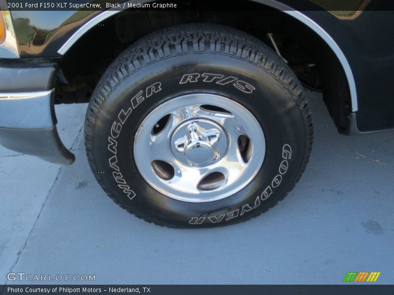 Black / Medium Graphite 2001 Ford F150 XLT SuperCrew