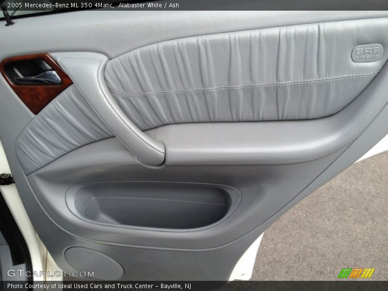 Alabaster White / Ash 2005 Mercedes-Benz ML 350 4Matic