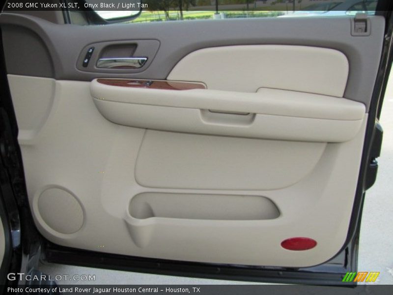 Onyx Black / Light Tan 2008 GMC Yukon XL SLT