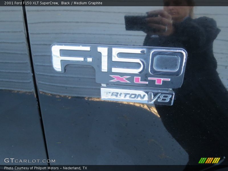 Black / Medium Graphite 2001 Ford F150 XLT SuperCrew