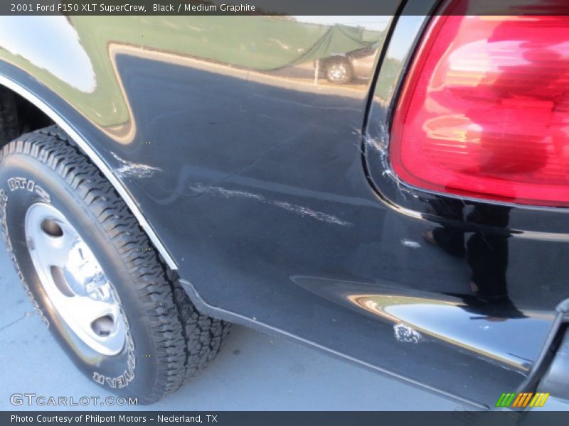 Black / Medium Graphite 2001 Ford F150 XLT SuperCrew