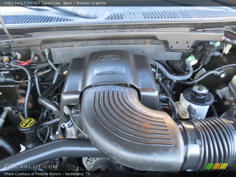 Black / Medium Graphite 2001 Ford F150 XLT SuperCrew