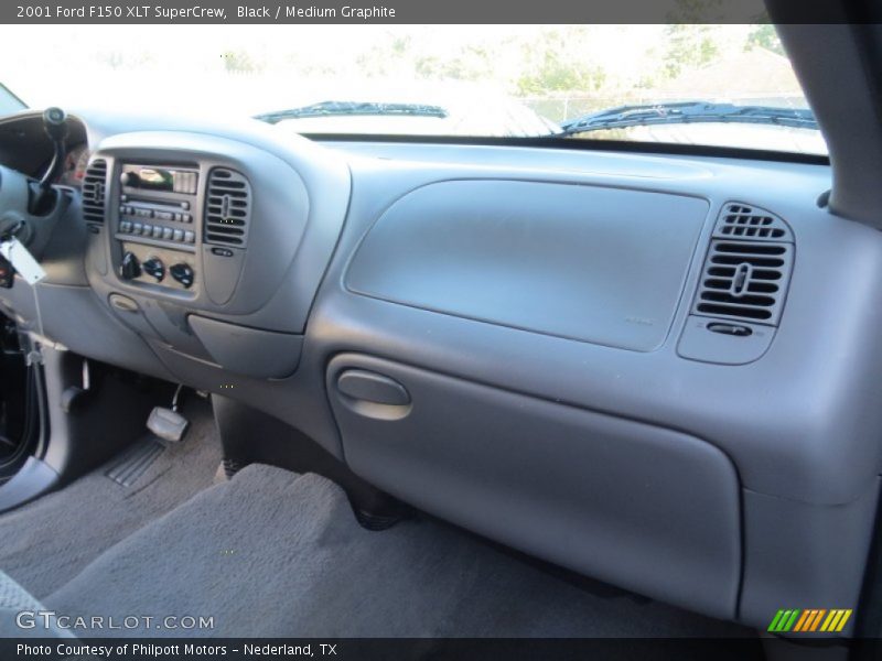 Black / Medium Graphite 2001 Ford F150 XLT SuperCrew