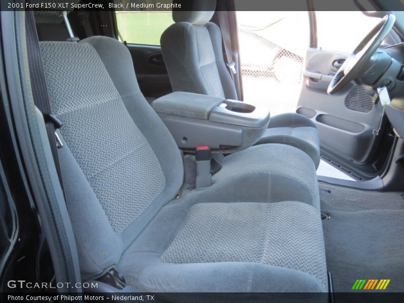Black / Medium Graphite 2001 Ford F150 XLT SuperCrew