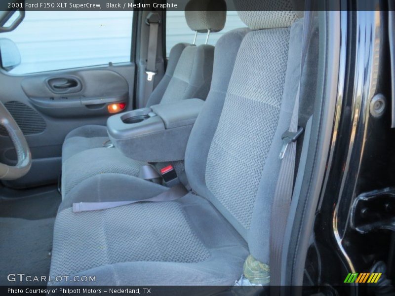 Black / Medium Graphite 2001 Ford F150 XLT SuperCrew