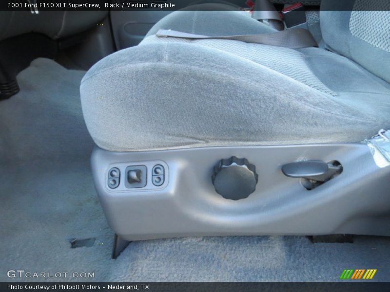 Black / Medium Graphite 2001 Ford F150 XLT SuperCrew