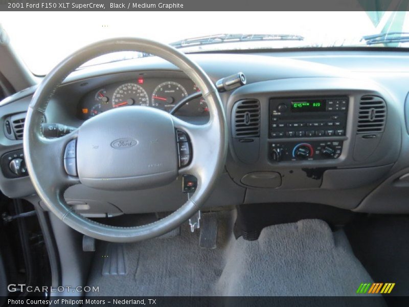 Black / Medium Graphite 2001 Ford F150 XLT SuperCrew