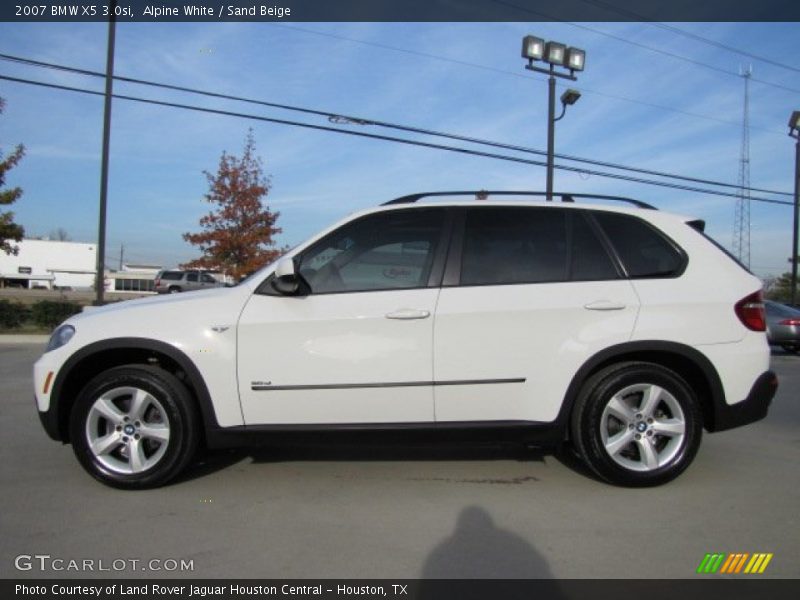 Alpine White / Sand Beige 2007 BMW X5 3.0si