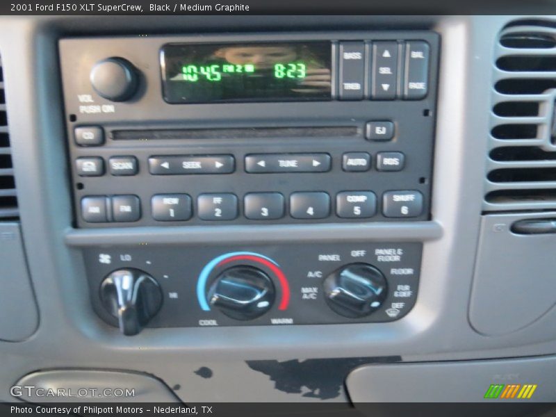 Black / Medium Graphite 2001 Ford F150 XLT SuperCrew