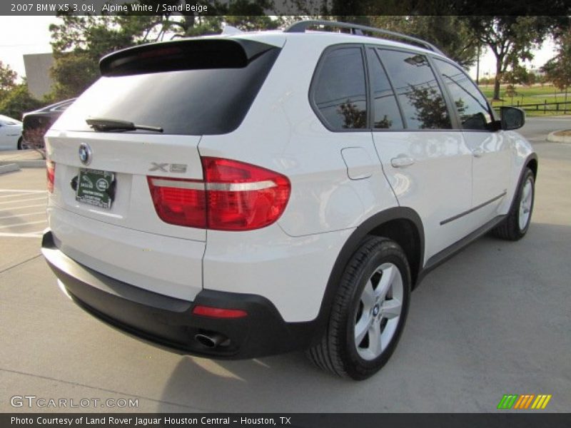 Alpine White / Sand Beige 2007 BMW X5 3.0si