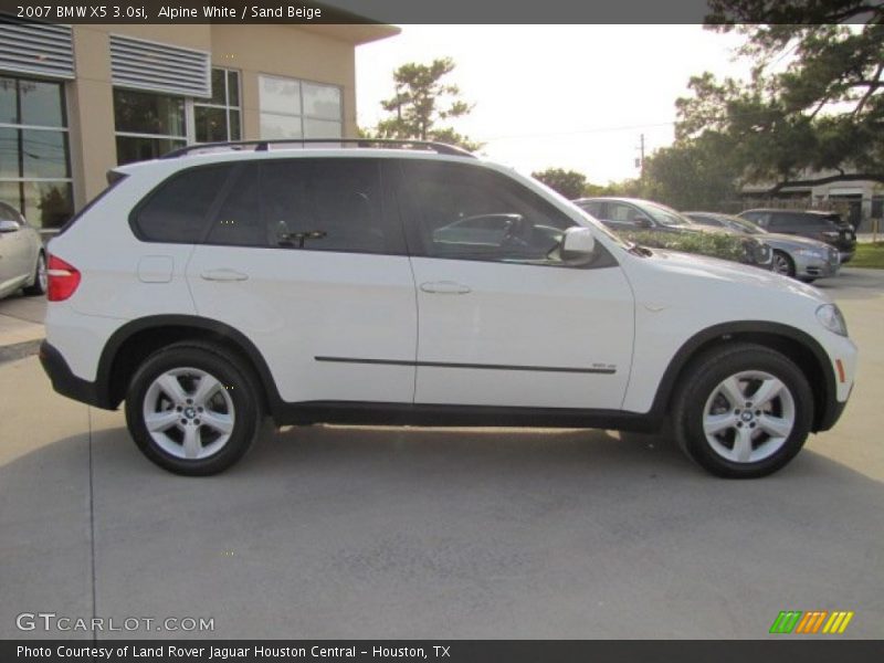 Alpine White / Sand Beige 2007 BMW X5 3.0si