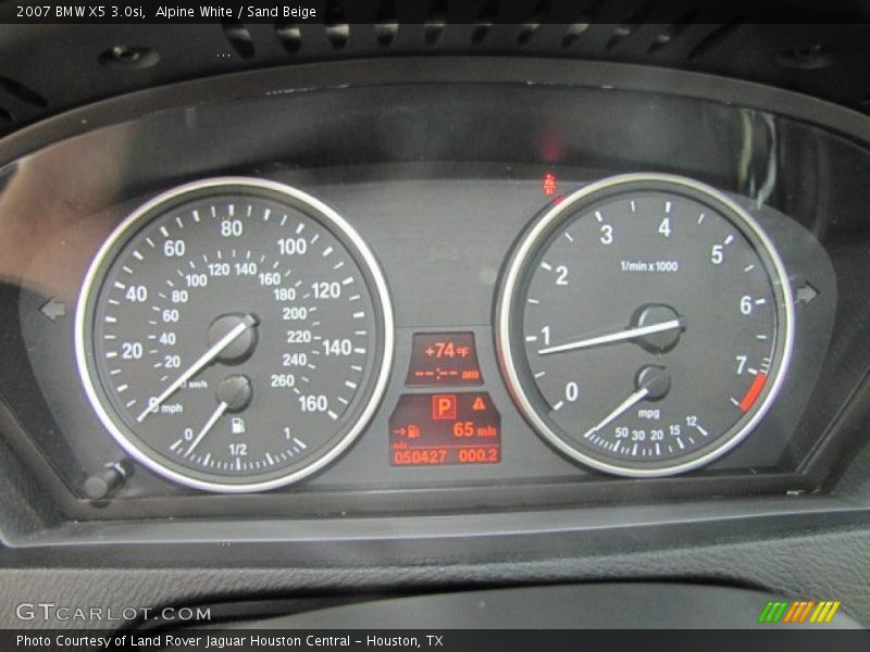 Alpine White / Sand Beige 2007 BMW X5 3.0si