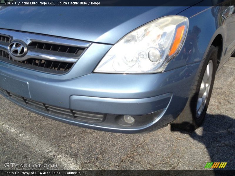 South Pacific Blue / Beige 2007 Hyundai Entourage GLS