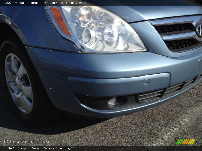 South Pacific Blue / Beige 2007 Hyundai Entourage GLS