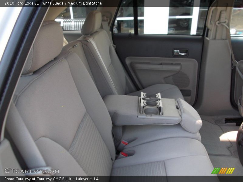 White Suede / Medium Light Stone 2010 Ford Edge SE