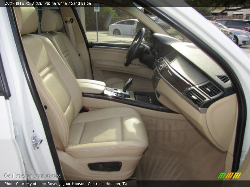 Alpine White / Sand Beige 2007 BMW X5 3.0si