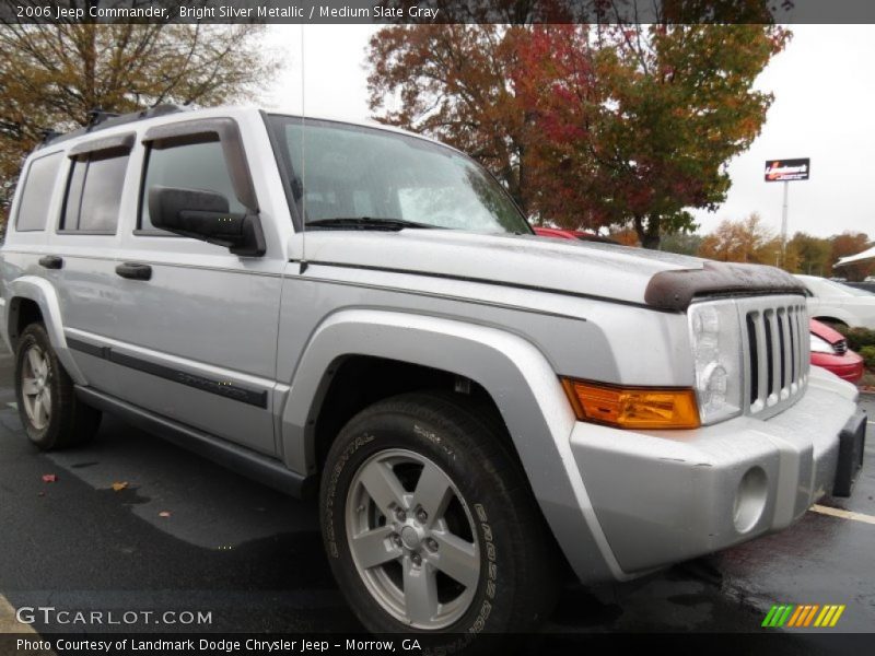 Bright Silver Metallic / Medium Slate Gray 2006 Jeep Commander