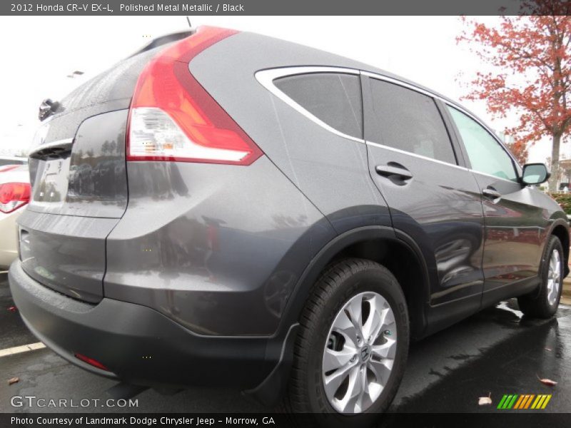 Polished Metal Metallic / Black 2012 Honda CR-V EX-L