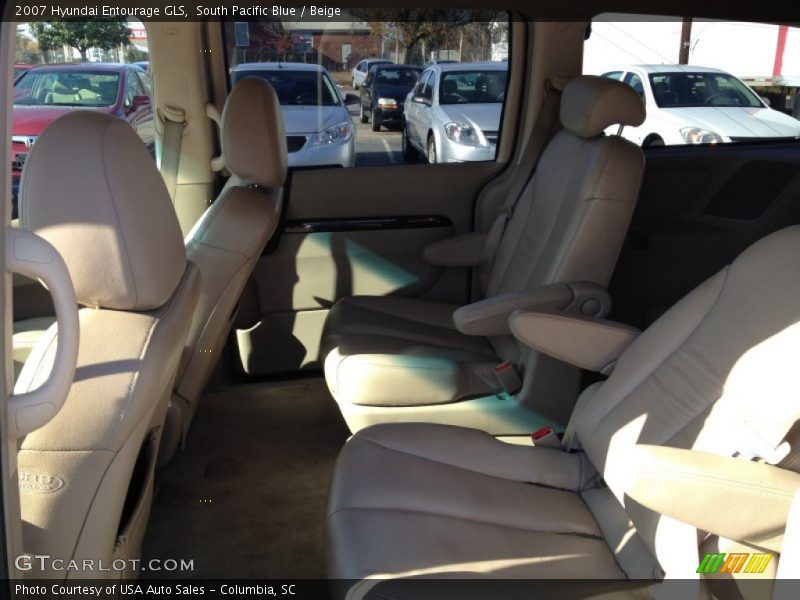 South Pacific Blue / Beige 2007 Hyundai Entourage GLS