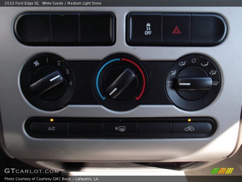 White Suede / Medium Light Stone 2010 Ford Edge SE