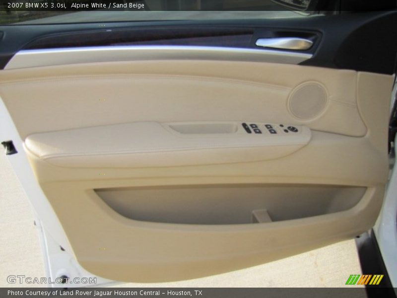 Alpine White / Sand Beige 2007 BMW X5 3.0si