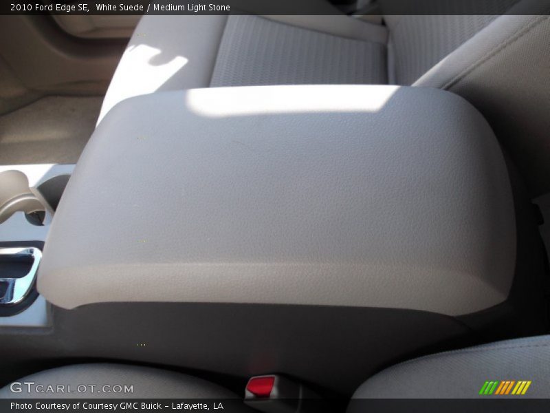 White Suede / Medium Light Stone 2010 Ford Edge SE
