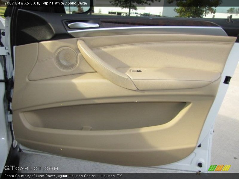 Alpine White / Sand Beige 2007 BMW X5 3.0si