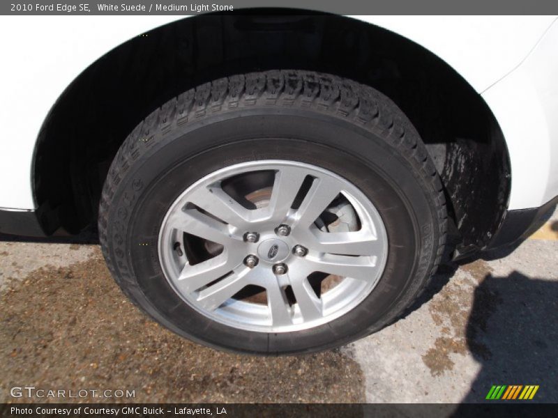 White Suede / Medium Light Stone 2010 Ford Edge SE