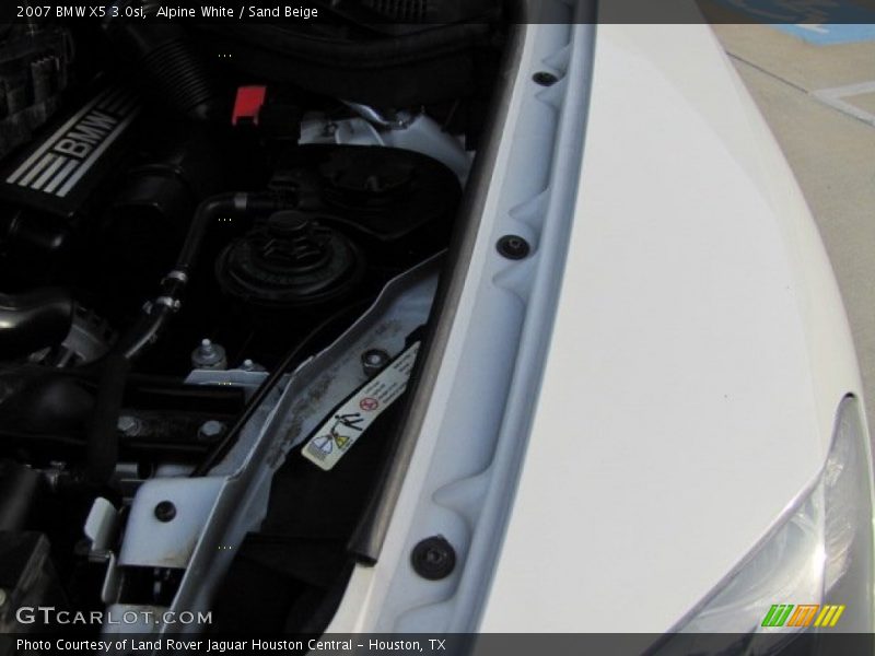 Alpine White / Sand Beige 2007 BMW X5 3.0si