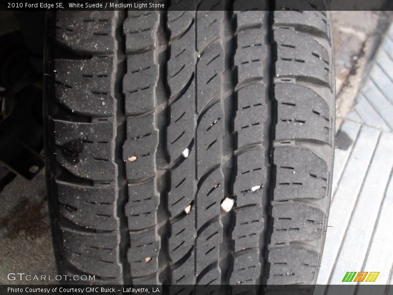 White Suede / Medium Light Stone 2010 Ford Edge SE