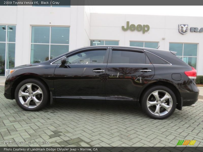 Black / Gray 2009 Toyota Venza V6